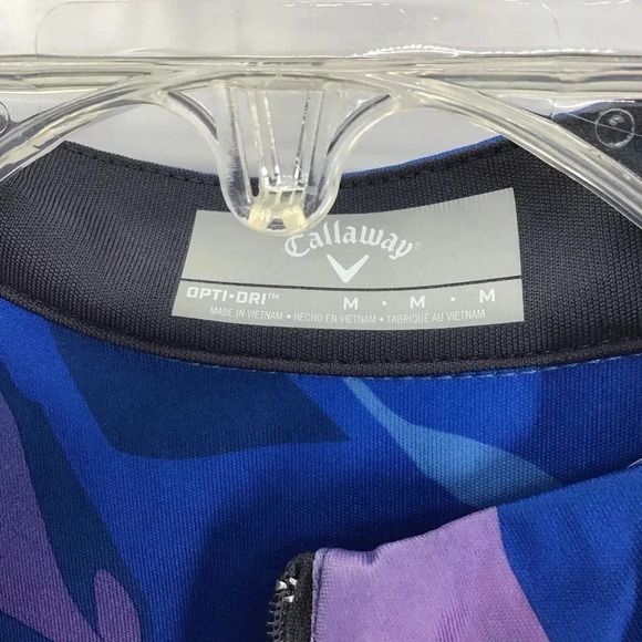 Callaway Women’s Abstract Gradient Print Golf Dress Blue Sea Star NWT Size Med - Picture 7 of 9